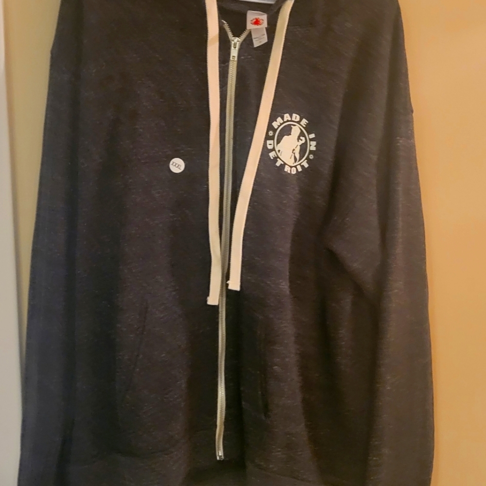 Mens sweatshirt hoodie made in detroit 3x